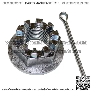 Rear Axle Castle Nut and Pin for Honda TRX350 Fourtrax 350 4X4 1986-1987
