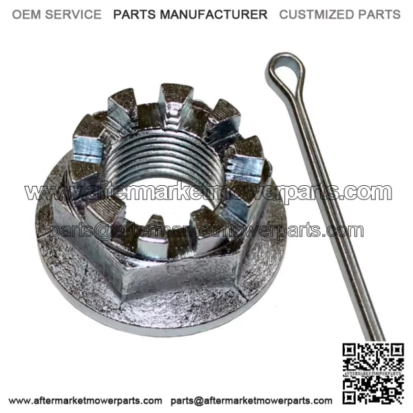 Rear Axle Castle Nut and Pin for Honda TRX350 Fourtrax 350 4X4 1986-1987