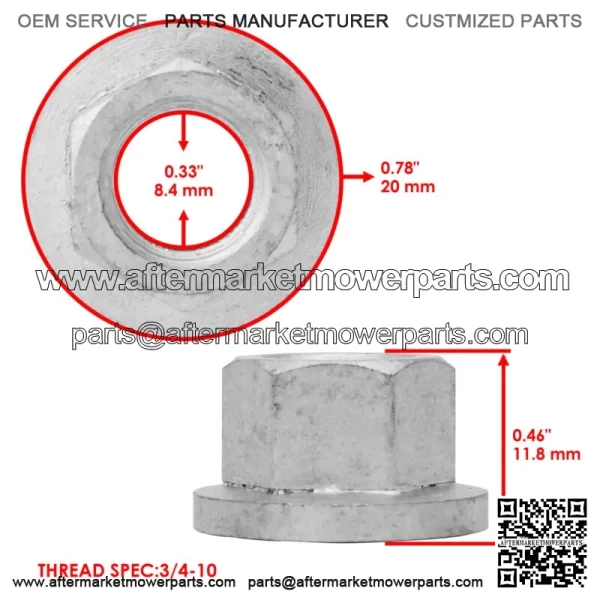Front & Rear Wheel Nuts For Polaris Sportsman 400 2003-2014 7547237 - Image 2