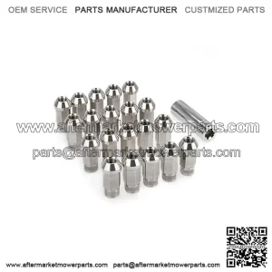 50mm Stainless steel nut straight grain (19 pairs of sides) M12*1.25