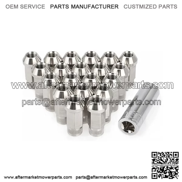 50mm Stainless steel nut straight grain (19 pairs of sides) M14*1.5