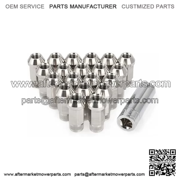 50mm Stainless steel nut straight grain (19 pairs of sides) 1/2-20