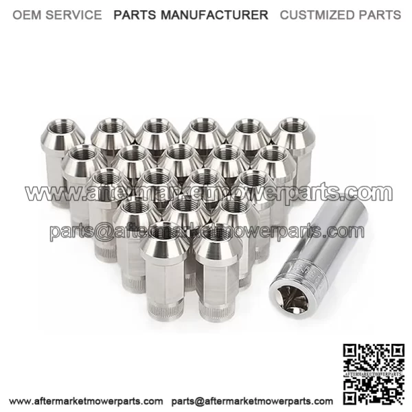 50mm Stainless steel nut straight grain (19 pairs of sides) 9/16-18