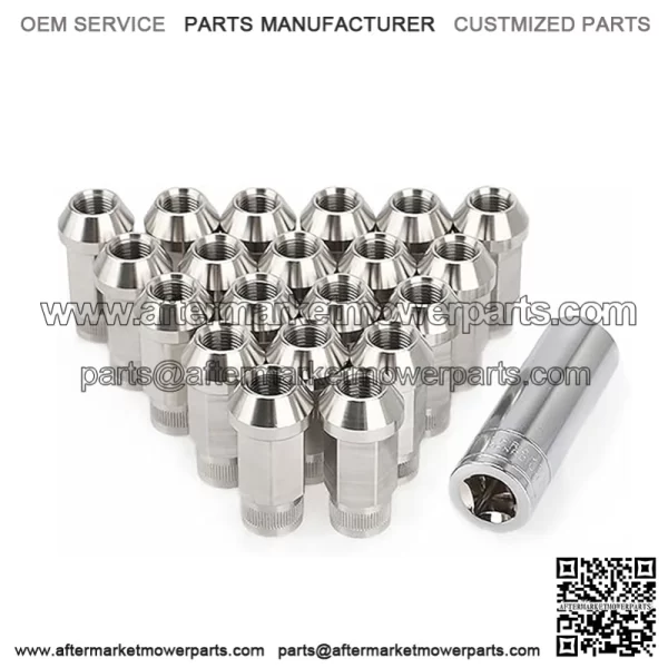 50mm Stainless steel nut straight grain (19 pairs of sides) M14*2