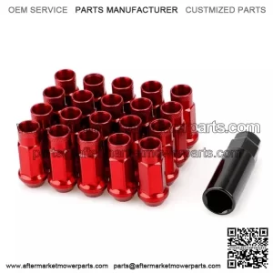 Invincible style iron nut # red M12*1.25