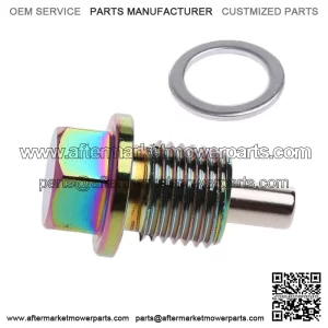 M14*1.5 Aluminum Magnetic Colorful Oil Drain Plug Bolt Sump Nut 3.7cmx2cm Parts (For: More than one vehicle)