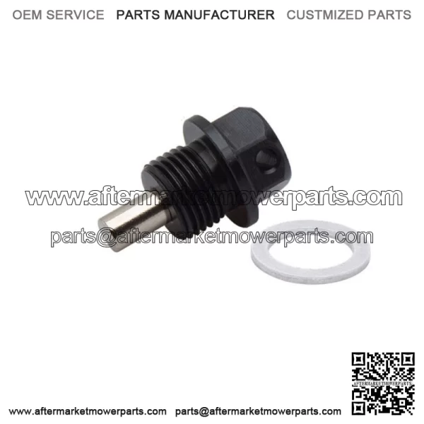 Car Parts M14 x1.5mm Magnetic Engine Oil Drain Plug Nut Screw Bolt Sump Black (For: Ford F-150)