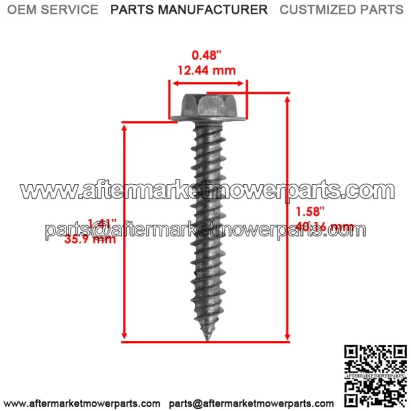 Clutch Cover Screw Bolts for Polaris RZR Ranger 500 570 900 1000 M6 x 35 Qty 8 - Image 2