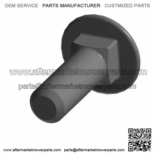 Carriage Bolt, M8 x 1.25 x 25, ZOD, Part 7518920