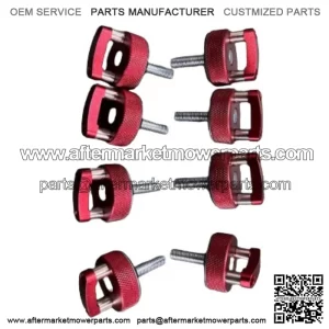 Ford Bronco Hardtop Quick Release D-Ring Bolts 8 Pack #Red