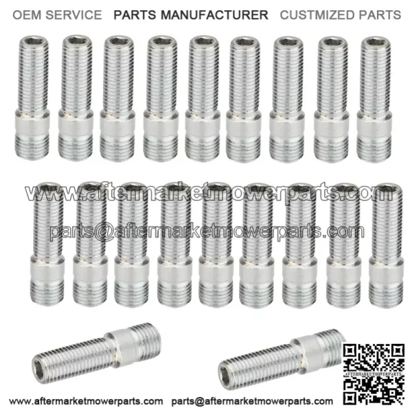 Long 58mm reverse bolt M12*1.5-M12*1.5 - Image 4