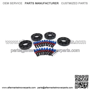 BMW 5*120 72.56mm flange 20mm 4PCS with M14*1.25 cone bolts