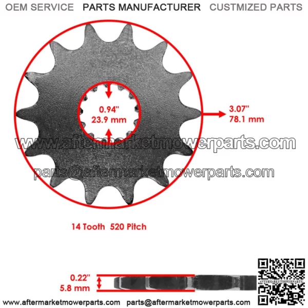 Drive Chain & Sprockets For Yamaha WR400F 1998 520 Pitch 114 Link - Image 3