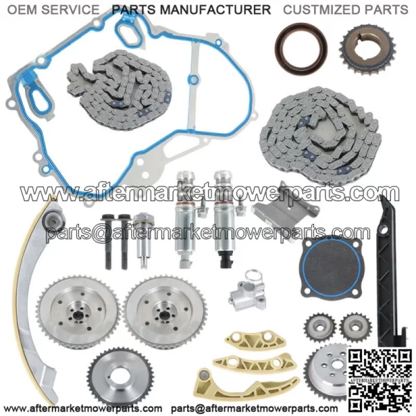 Timing Chain Kit For GM Ecotec 2.2L 2.4L VCT Selenoid Actuator Gear Cover Gasket