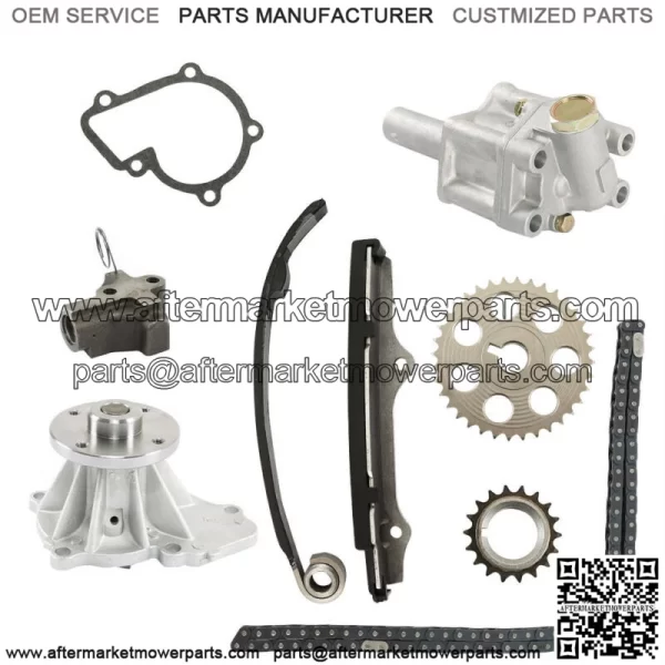 Timing Chain+Oil Pump+Water Pump Kit for 1989-1997 Nissan Pickup D21 240SX 2.4L