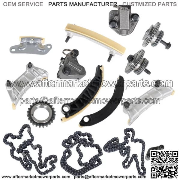 For 07-15 3.6L 3.0L Cadillac Buick Chevy Saturn Pontiac DOHC Timing Chain Kit