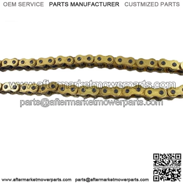 Gold 530x150 O-Ring Drive Chain Motorcycle 530 Pitch 150 Links 8200# Tensile - Image 2