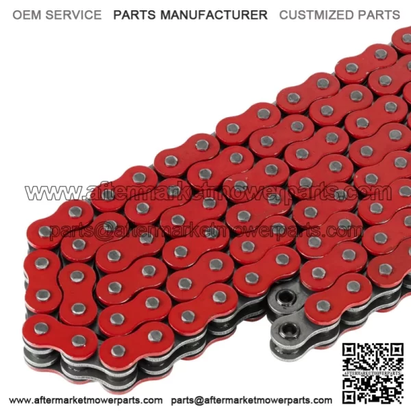 O-Ring Drive Chain for Honda TRX450R 2004 2005 2006 2007 2008 Red (For: Honda) - Image 3