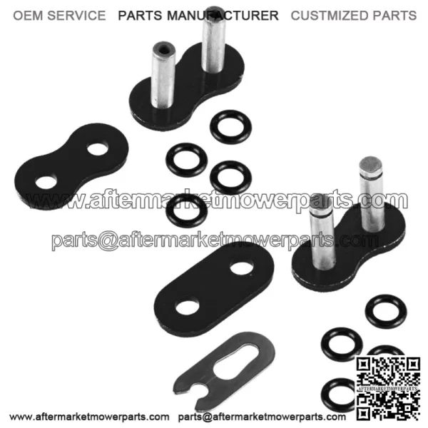 O-Ring Drive Chain for Honda TRX450R 2004 2005 2006 2007 2008 Black (For: Honda) - Image 5
