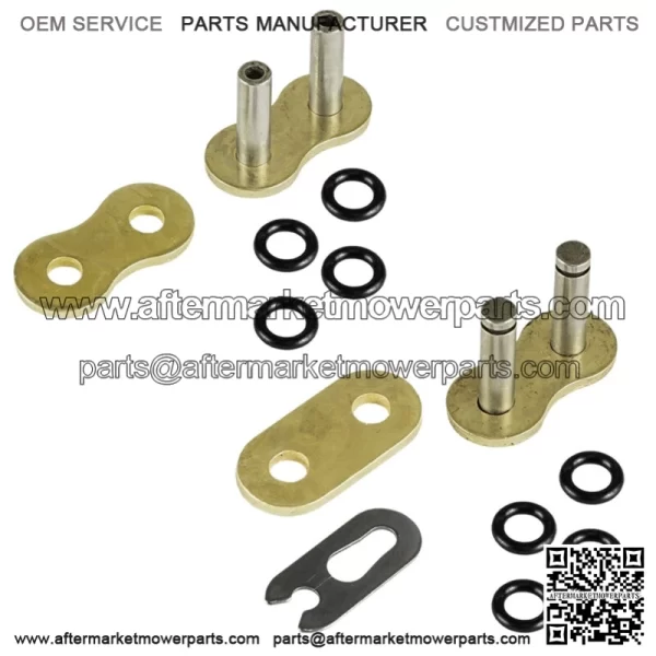 O-Ring Drive Chain for Honda TRX450R 2004 2005 2006 2007 2008 Golden - Image 5