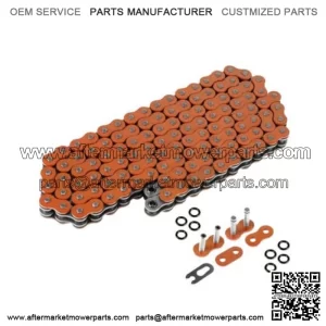 O-Ring Orange Drive Chain for Honda TRX450R 2004 2005 2006 2007 2008 (For: Honda)