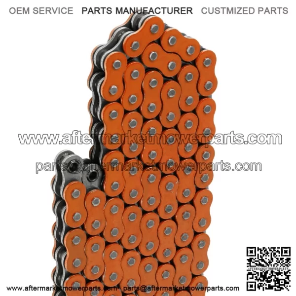 O-Ring Orange Drive Chain for Honda TRX450R 2004 2005 2006 2007 2008 (For: Honda) - Image 4