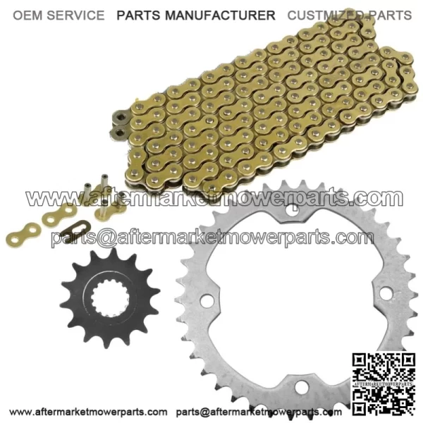 Drive Chain & Sprockets Kit for Yamaha Raptor 700 YFM700R 2006 2007 2008-2016 (For: Yamaha Raptor 700)