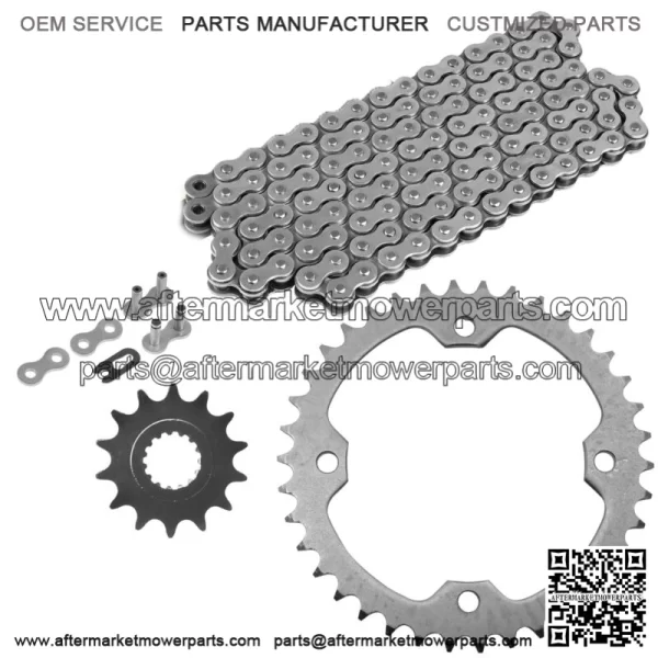Drive Chain & Sprockets For Yamaha Raptor 700 YFM700 2013-2023 YFZ450  2004-2013 (For: Yamaha Raptor 700)