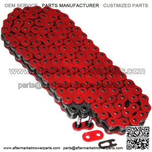 O-Ring Drive Chain for Yamaha Blaster 200 YFS200 1997-2006 Red (For: Yamaha YFS200)