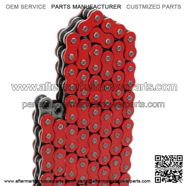 O-Ring Drive Chain for Yamaha Blaster 200 YFS200 1997-2006 Red (For: Yamaha YFS200) - Image 3