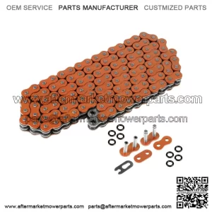 O-Ring Orange Drive Chain for Yamaha Blaster 200 YFS200 1988-1996 (For: Yamaha YFS200)
