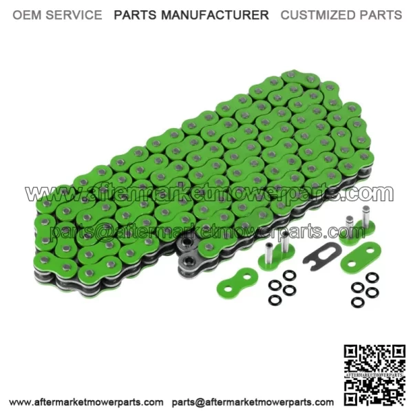 O-Ring Drive Chain for Yamaha Blaster 200 YFS200 1997-2006 Green (For: Yamaha YFS200)
