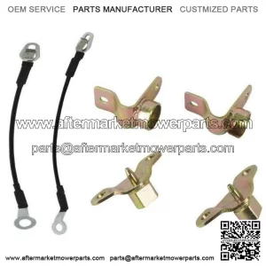 6pcs Left & Right Tailgate Hinges Cables Kit for Chevrolet Silverado GMC Sierra (For: More than one vehicle)