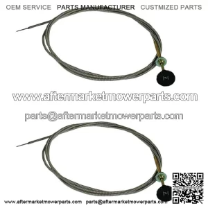 2 8 FOOT FT. UNIVERSAL CARBURETOR CHOKE CONTROL CABLES for 60122 Lawn Tractor