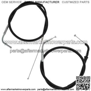 Push Pull Throttle Cable Set Kawasaki Ninja ZX6 ZX6R ZX600 54012-1395 (For: Kawasaki)