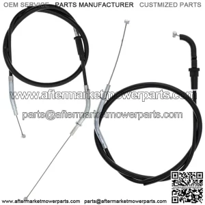 Push Pull Throttle Cable Set for Kawasaki Ninja 650R 54012-0225 54012-0241 (For: Kawasaki)