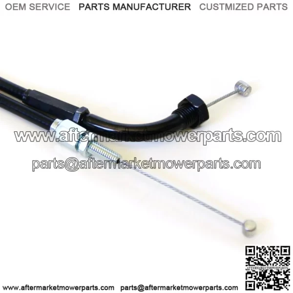 Throttle Cable 1978-80 Kawasaki kz1000 z1r zx900 ninja black 03-0233 (For: Kawasaki) - Image 2