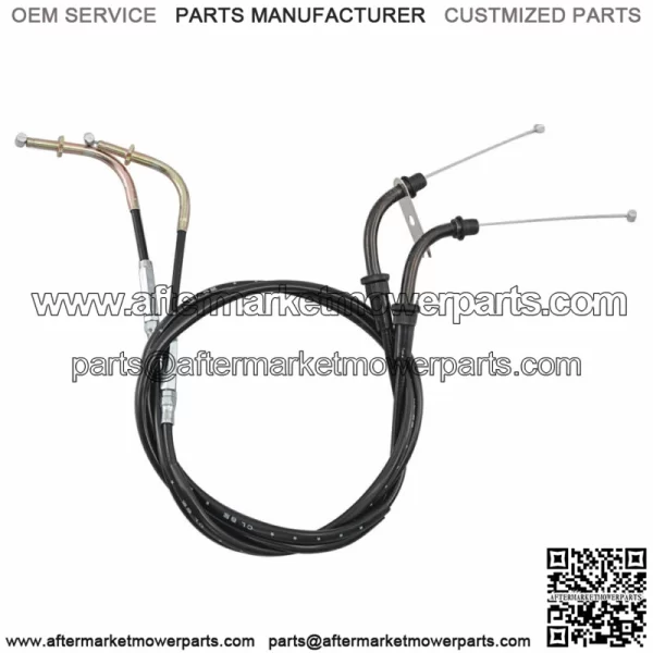 2PCS Motorcycle Throttle Cable For Kawasaki VULCAN 900 VN900 CLASSIC/LT 06-2017 (For: Kawasaki)