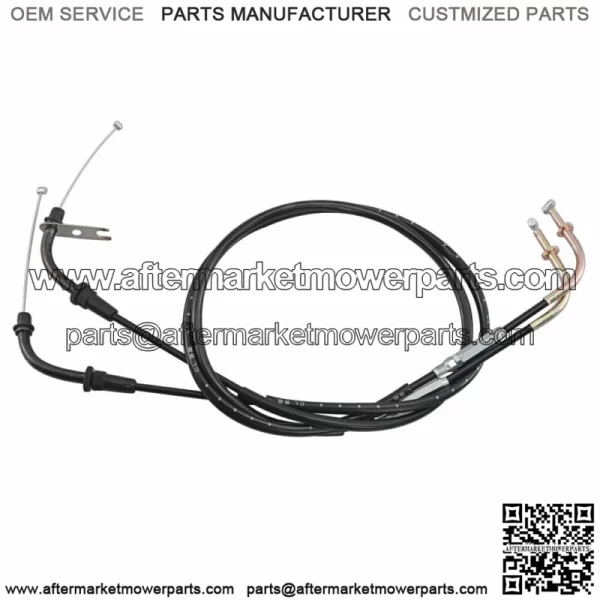 2PCS Motorcycle Throttle Cable For Kawasaki VULCAN 900 VN900 CLASSIC/LT 06-2017 (For: Kawasaki) - Image 3