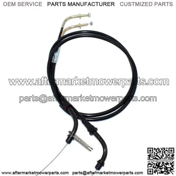 Motorcycle Throttle Cable Line Wire For Kawasaki VN Vulcan 400 800 VN400 VN800 (For: Kawasaki) - Image 2