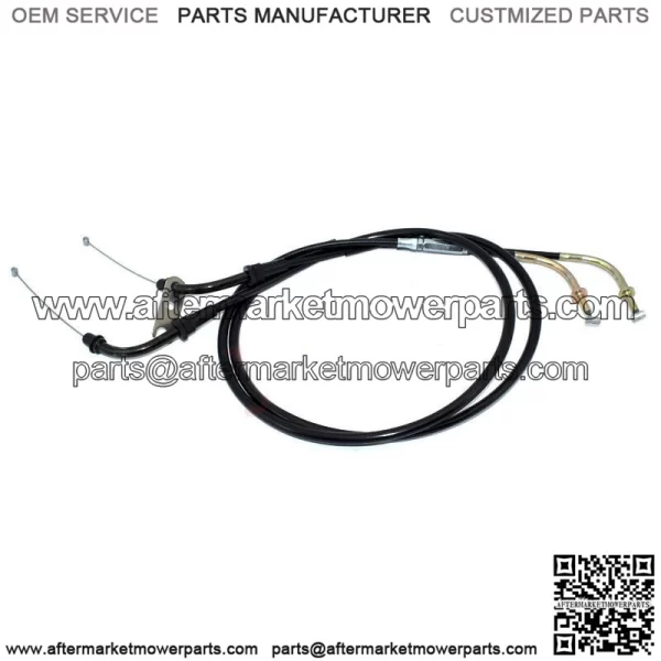 Motorcycle Throttle Cable Line Wire For Kawasaki VN Vulcan 400 800 VN400 VN800 (For: Kawasaki) - Image 3