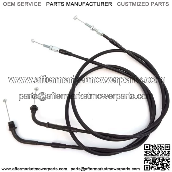 Reproduction Throttle Cable Set - Honda CB/CM400 CB450 Nighthawk CX500 (For: Honda)