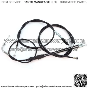 Control Cable Set - Throttle Clutch Brake - Honda CB350K CB350 Twin 1969 - 1973 (For: Honda)