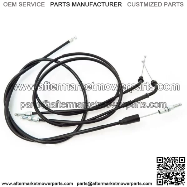 Control Cable Set Throttle Pull Push and Clutch Honda CB550 CB750 69-76 550F 77 (For: Honda)