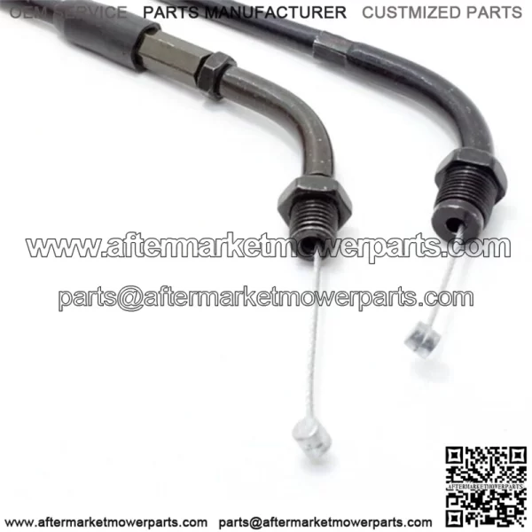 Throttle Cable Push & Pull Set For Honda Goldwing GL1000 GL1100 GL1200 (For: Honda) - Image 2