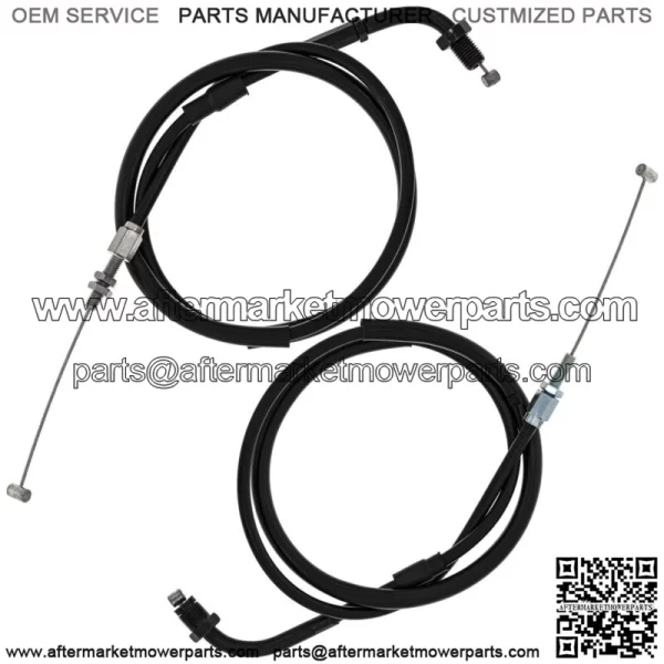 Push Pull Throttle Cable Set Honda CB750SC VF700S 17910-KE5-405 (For: Honda)