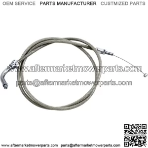 Armor Coat Stainless Steel Push Throttle Cable (+8in.) (62-0424) (For: Honda)