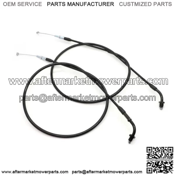 Throttle Cable Set For Honda CM400 CX500 Custom Hawk Nighthawk 450 17920-415-000 (For: Honda)