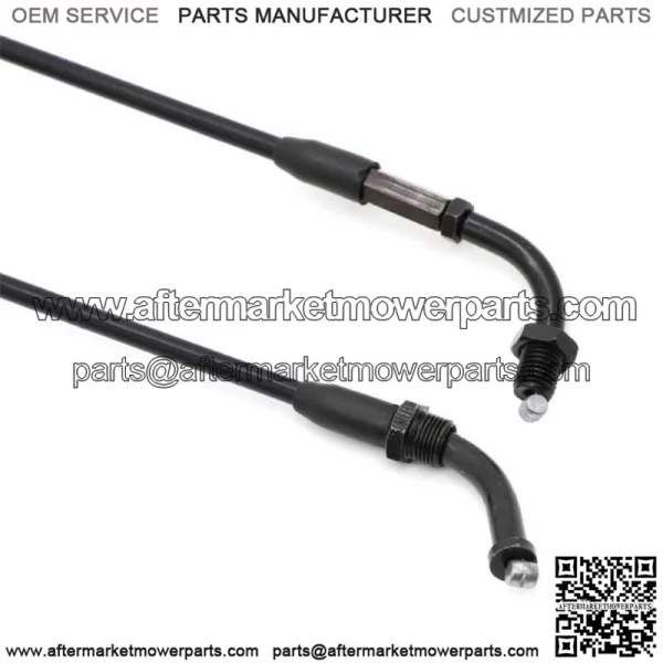 Throttle Cable Set For Honda CM400 CX500 Custom Hawk Nighthawk 450 17920-415-000 (For: Honda) - Image 2