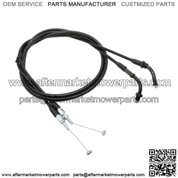Throttle Cable Set For Honda CM400 CX500 Custom Hawk Nighthawk 450 17920-415-000 (For: Honda) - Image 5